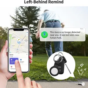 Finetrack Air Tracker Tags iOS Only 4 Pack, Bluetooth-compatible Tracker for Apple Find My, Smart Tag for Keys Luggage, Anti-Loss Tracker