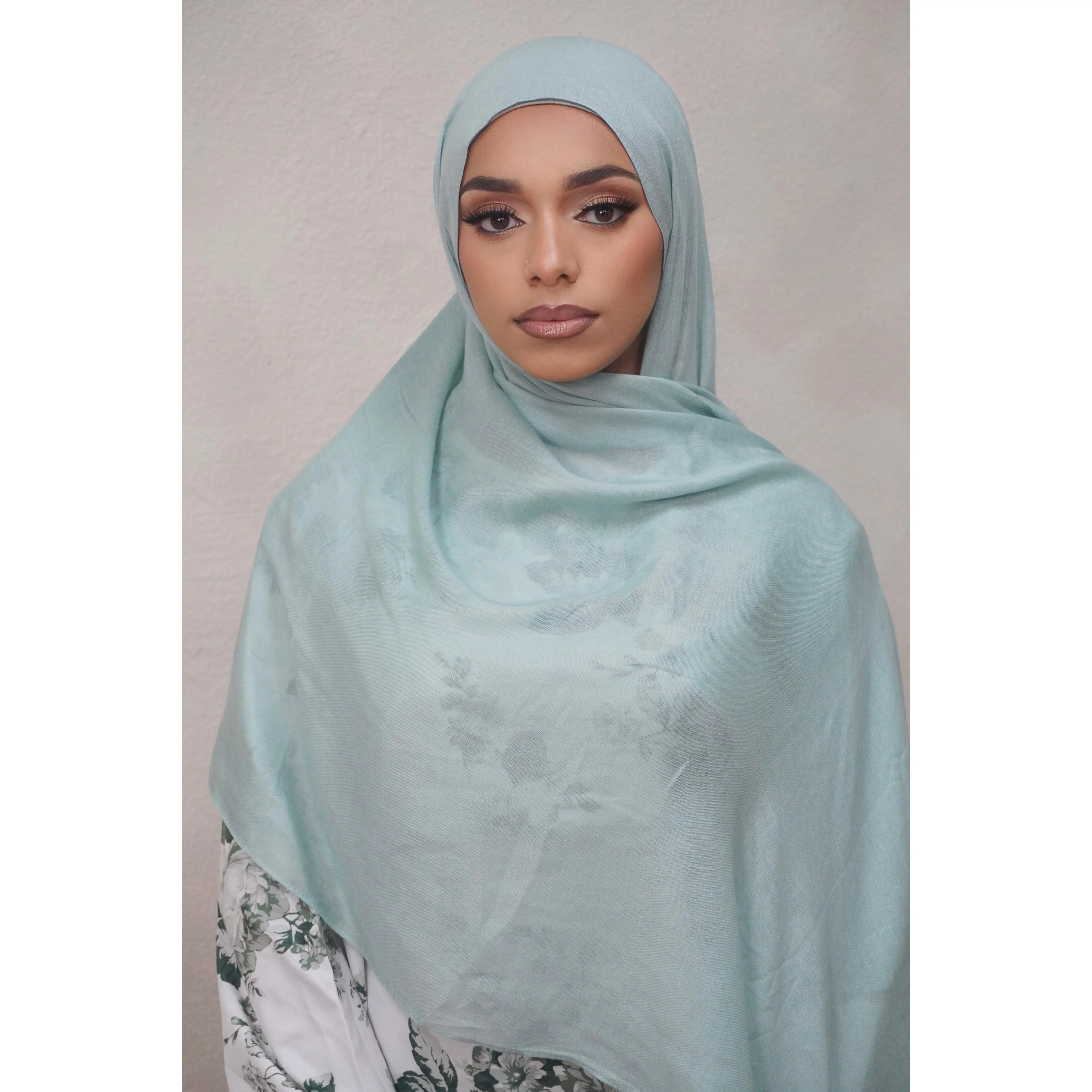 Modal Hijab Set- Mint