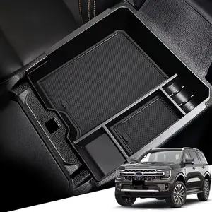 Suitable for 2024-2026 models of Ford Ranger, armrest box, storage box, central control box, car interior storage box