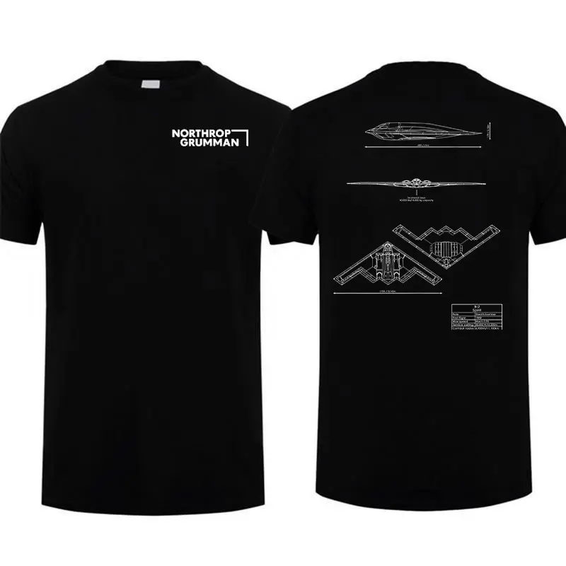 B-2 Spirit Stealth Bomber Blueprint T-Shirt/Sweatshirt/Hoodie, Northrop Grumman Vintage Tee, Military Aviation Graphic Shirt for Men, Cotton Streetwear Gift Made in USA Gift Idea Fan Men Top.