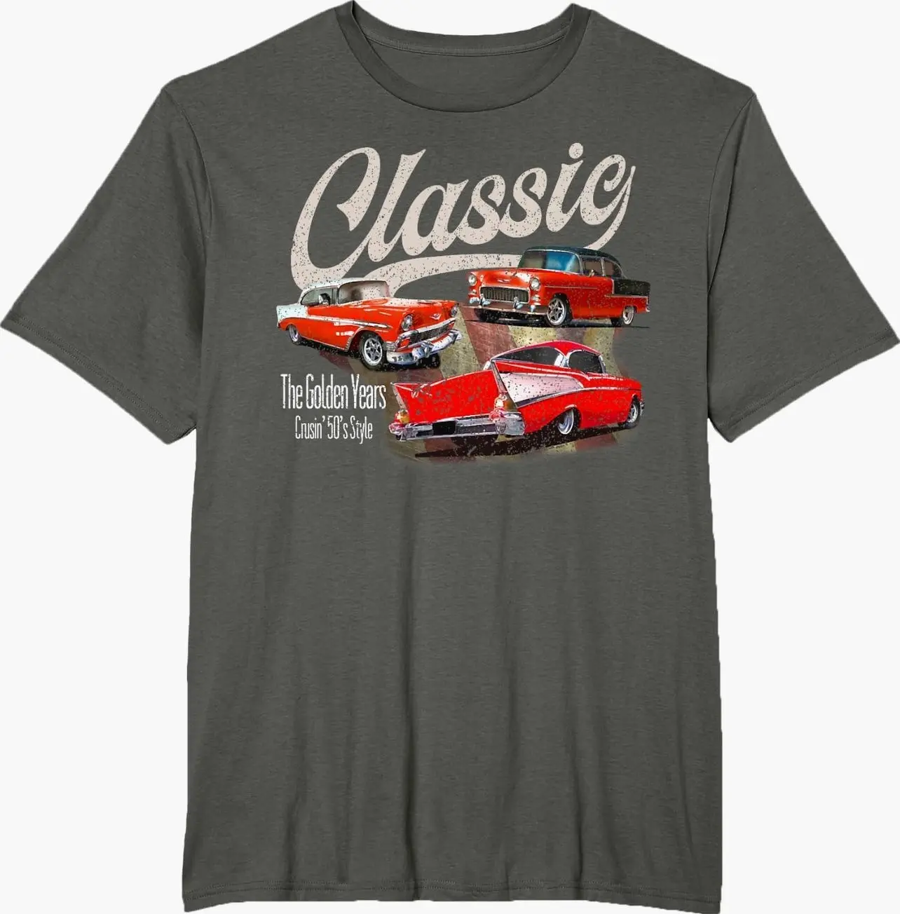 Vintage 1955-1957 Bel Air Classic car Old School Hot Rod T-Shirt Sweatshirt Hoodie, Car Enthusiast and Fans Gift
