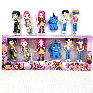 6-Pieces Demon Hunter Idol Model Collection Set for kids,K-POP hunterx Christmas and Birthday Gift for Fans,Holiday gifts
