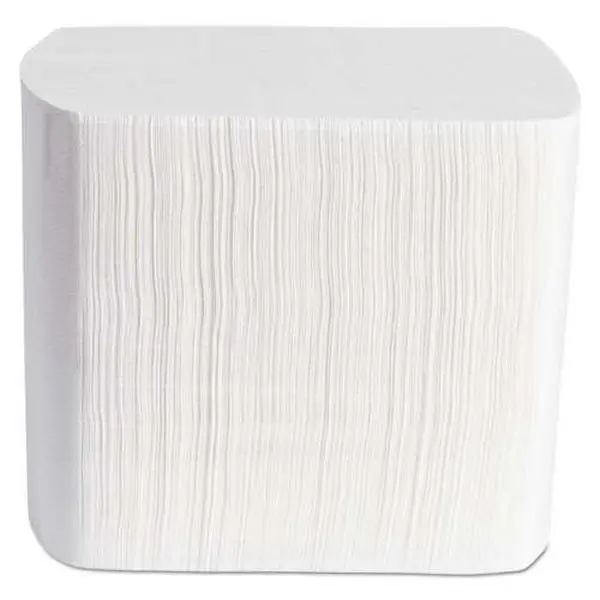 Sturdy Paper Interfolded Dispenser Napkins - 6.5x8.25", 2 Ply, White, 500 Sheets per Pack, Pack of 12, Home Care Tissues & Napkins