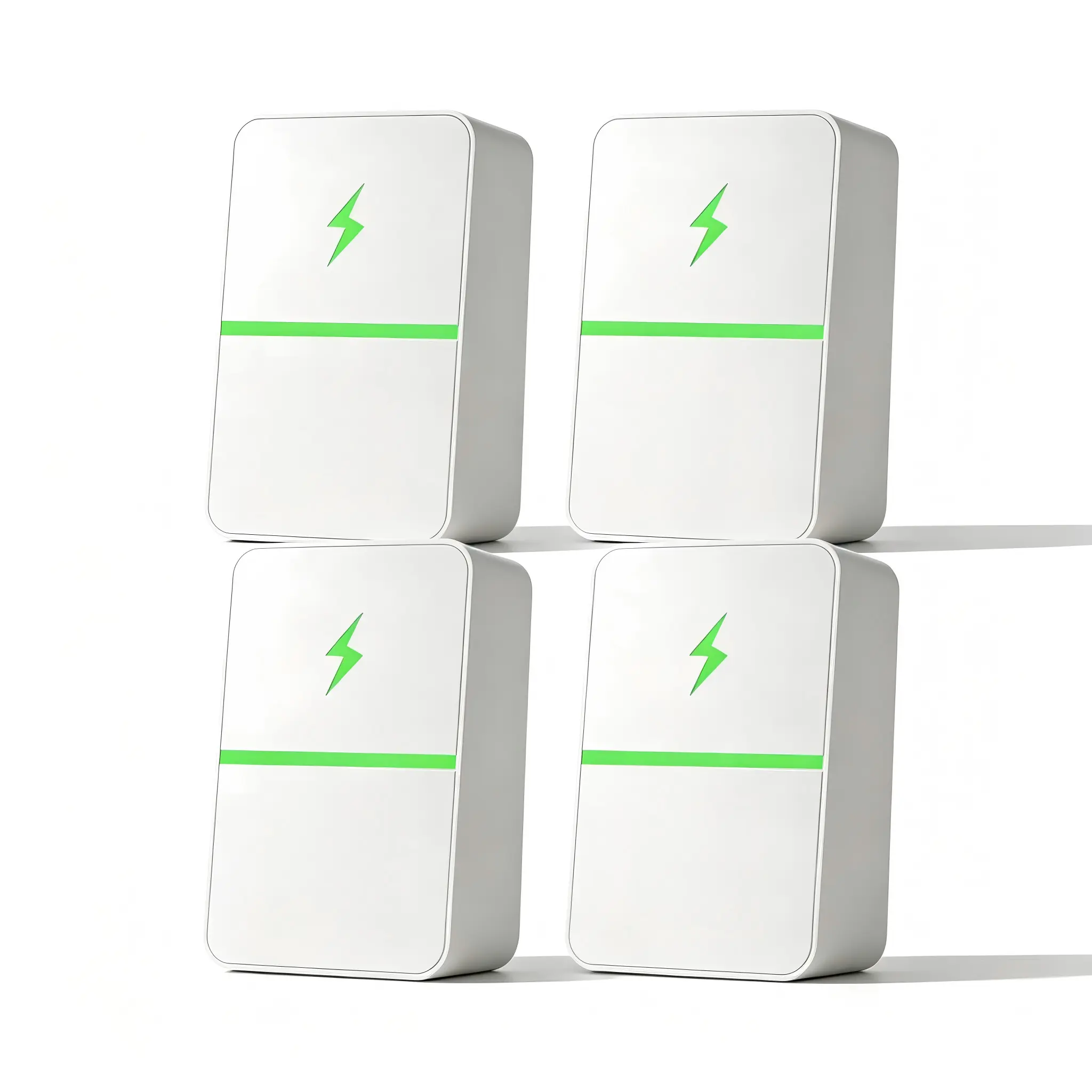US Plug-In Power Box - 2026 Updated Design, 90-250V Input Range, Multi-Outlet Electrical Power for Home Improvement