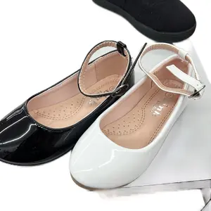FAUX LEATHER SIMPLE BALLET FLAT FLEXIBLE-49k