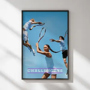 Challengers Movie Poster, Poster Printing, Classic Movie Wall Art for Room Decor, Great gift to give