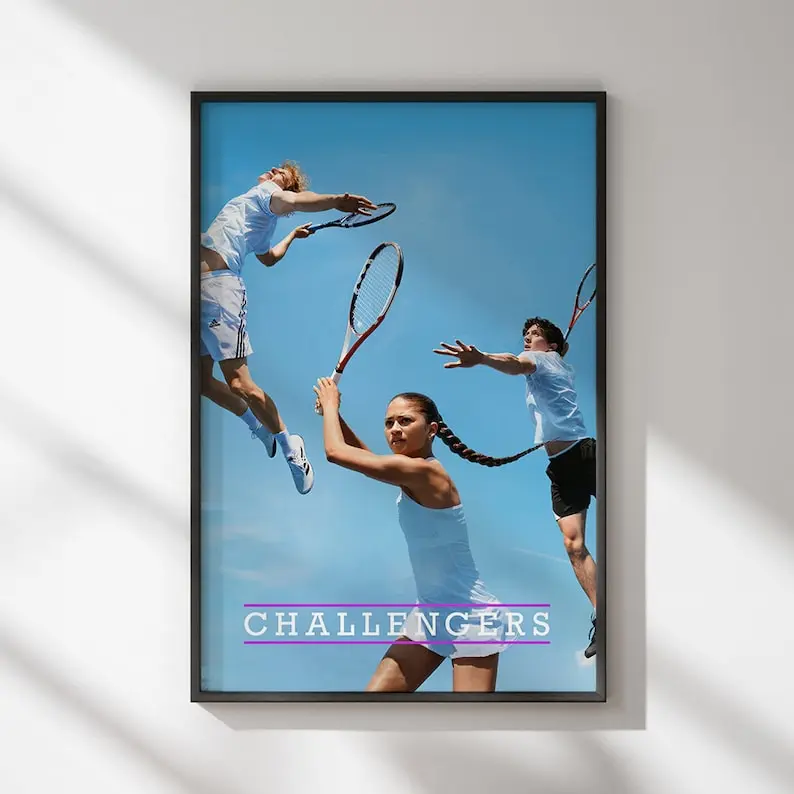 Challengers Movie Poster, Poster Printing, Classic Movie Wall Art for Room Decor, Great gift to give