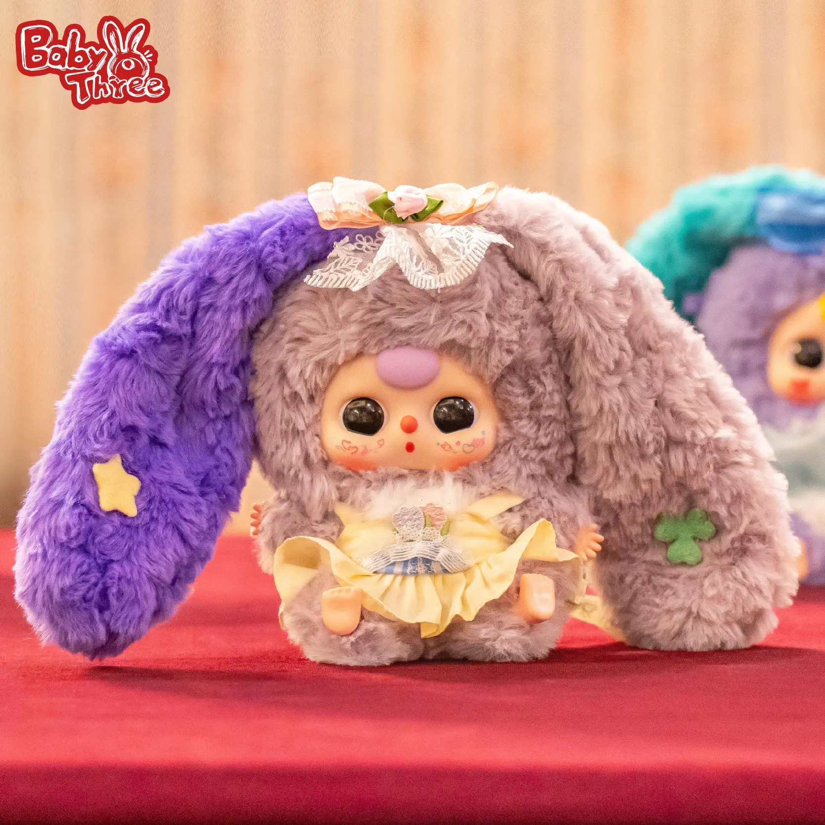 Baby Three Lily Rabbit Town V4 Plush Blind Box, Blind Bag,12