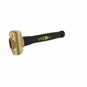 Wilton 825-90212 Unbreakable Handle Brass Sledge Hammers, 2.5 lbs.