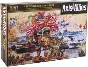 Avalon Hill Axis and Allies 1941 Board Game,5 players, Multicolor, 5 players