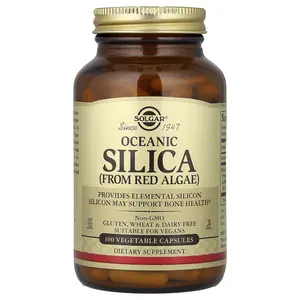 Solgar Oceanic Silica From Red Algae, 100 Vegetable Capsules