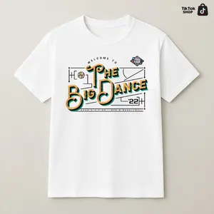 College Basketball Tournament Graphic T-Shirt Bracket Style Sports Tee Unisex Cotton Streetwear Casual Athletic Shirt for Men Women