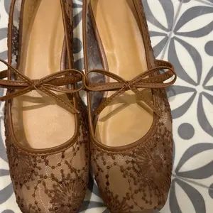 Women's Embroidered Mesh Ballet Flats, Elegant Square-Toe Flat Shoes for Parties and Daily Wear, Lightweight Breathable Comfortable Footwear for Women & Girls, Ballerina Flats Shoes