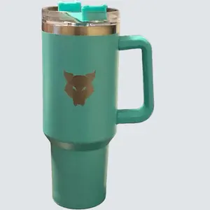 ONIX OCW 40 oz Tumbler with Handle - BPA-Free Stainless Steel - Mug, Drinkware Flasks Stylish