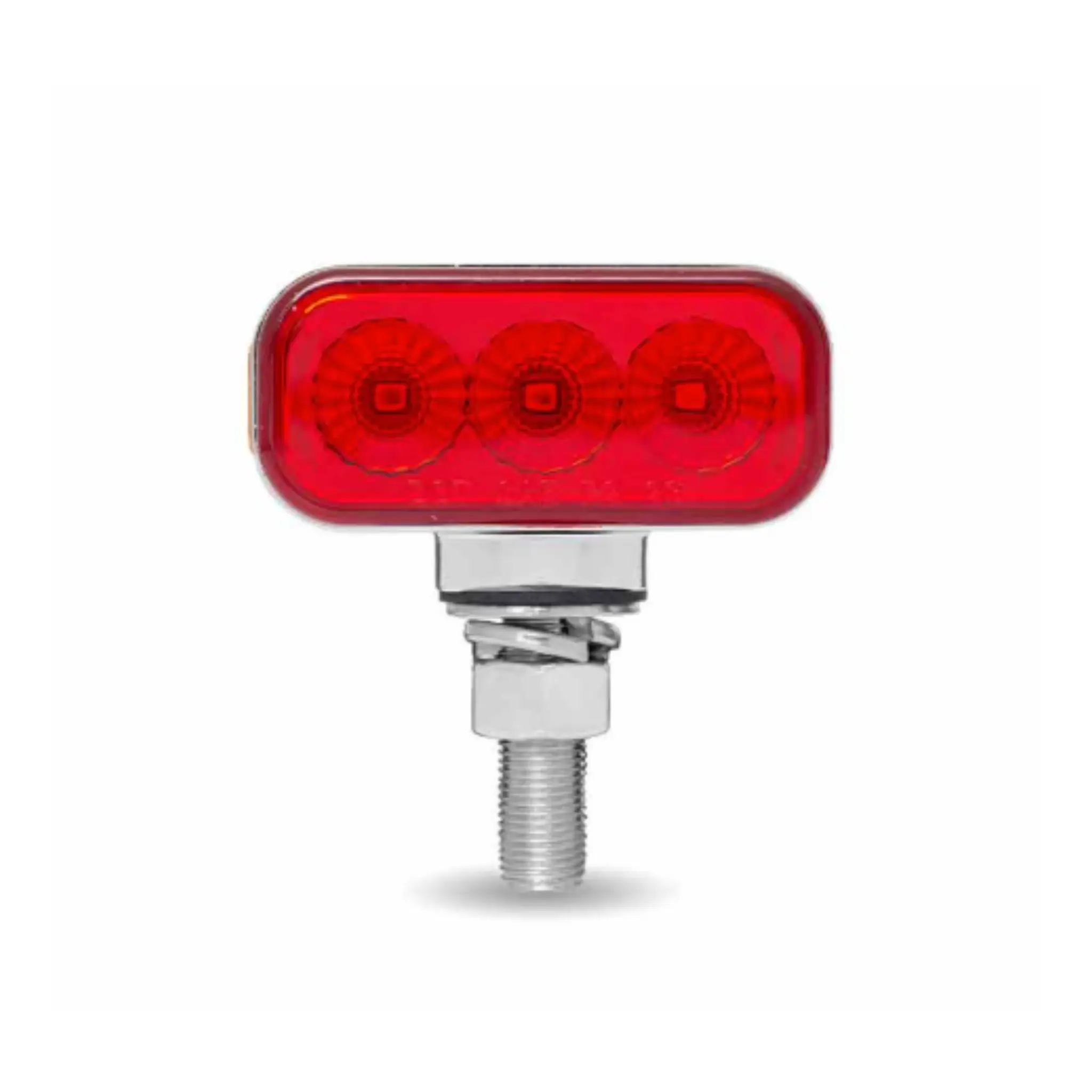 Trux Accessories - 1.5 x 3 Inch Amber Red Mini Double Face Rectangular LED Marker Light