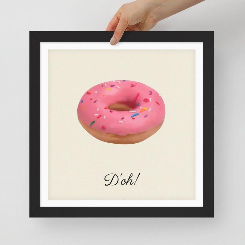 Framed The Simpsons Wall Art | Poster | Print | Quote | Unframed E