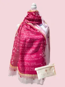 Proverbs 31 Prayer Scarf | Strength & Dignity Scripture Bible Verse Lightweight Shawl | Meaningful Christian Gift for Women