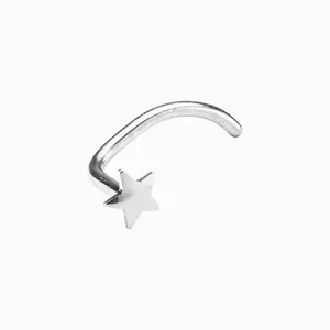 Blomdahl | Hypoallergenic | Silver Titanium Star Nose Jewelry | Best Choice For Sensitive Skin