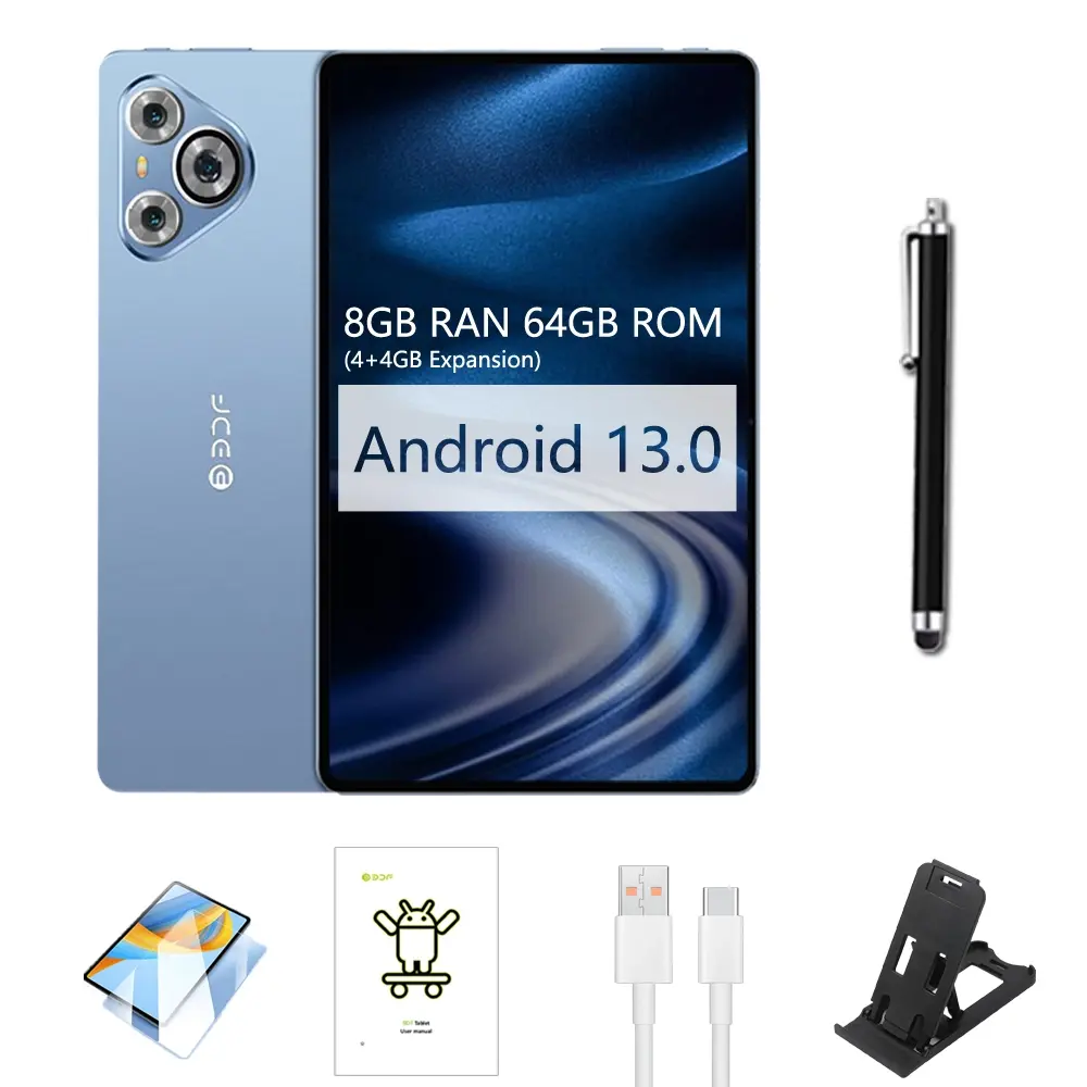 10.1-inch calling tablet Android 13 8 (4+4GB expansion) GB RAM 64GB ROM ...