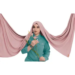 Premium Bamboo Jersey Hijab – Soft, Breathable, Non-Slip Head Wrap