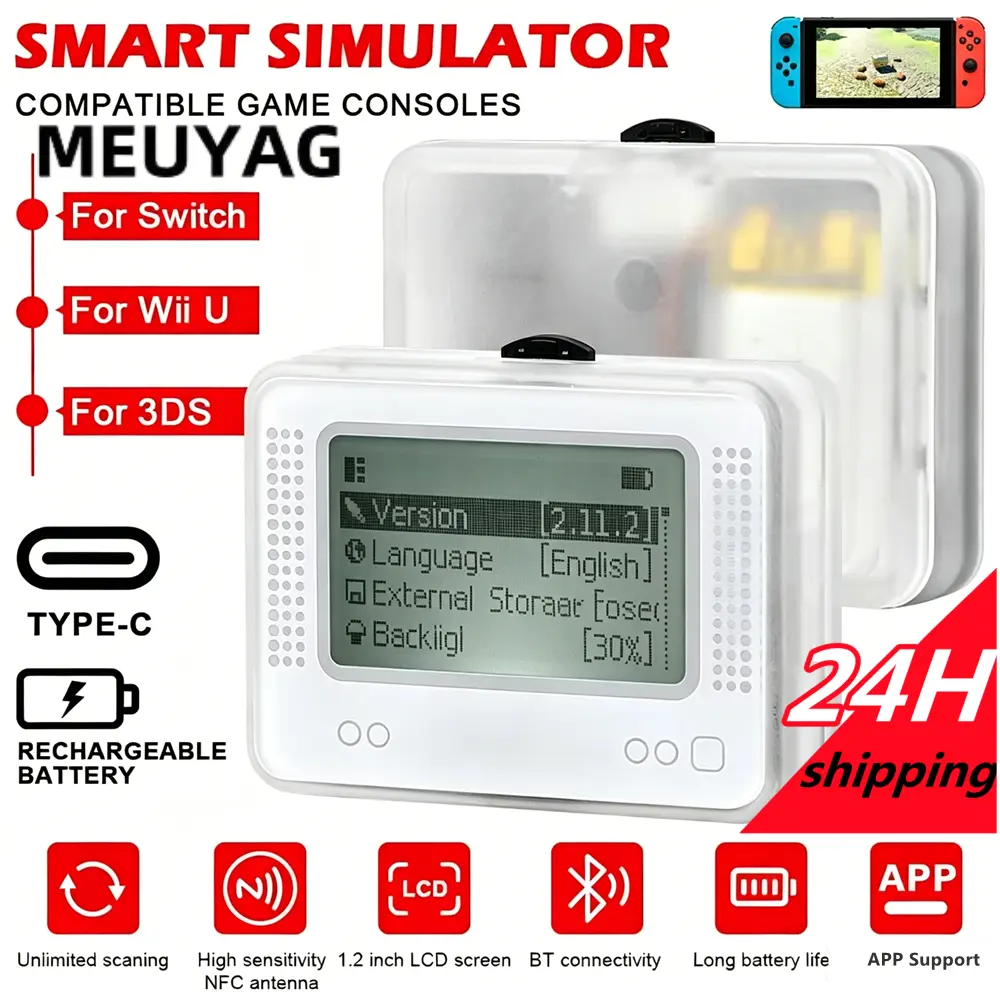 NEW Improve Gaming Experience Game Simulator Infinite Card Swipe Smart For Amiibo Emulator Universal For Switch 3DS Wii U Access