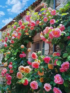 200+ Climbing Rose Seeds for Outdoor Planting Vibrant Ornamental Flowers for Family Garden Decoration Vibrant Climbing Rose Seeds for Gardens