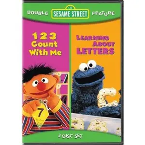 USED-Sesame Street 123 Count With Me / Learning About Letters (DVD)