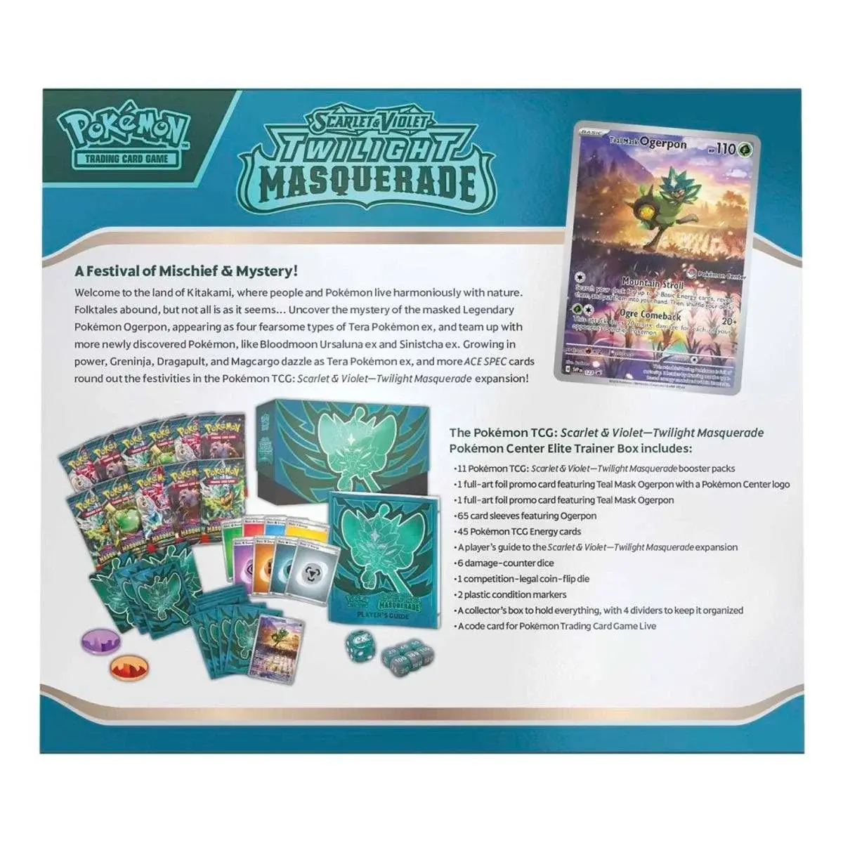 pokemon center twilight masquerade booster box Amazon.com: Pokémon TCG: Scarlet & Violet—Twilight Masquerade Elite Trainer  Box : Toys & Games