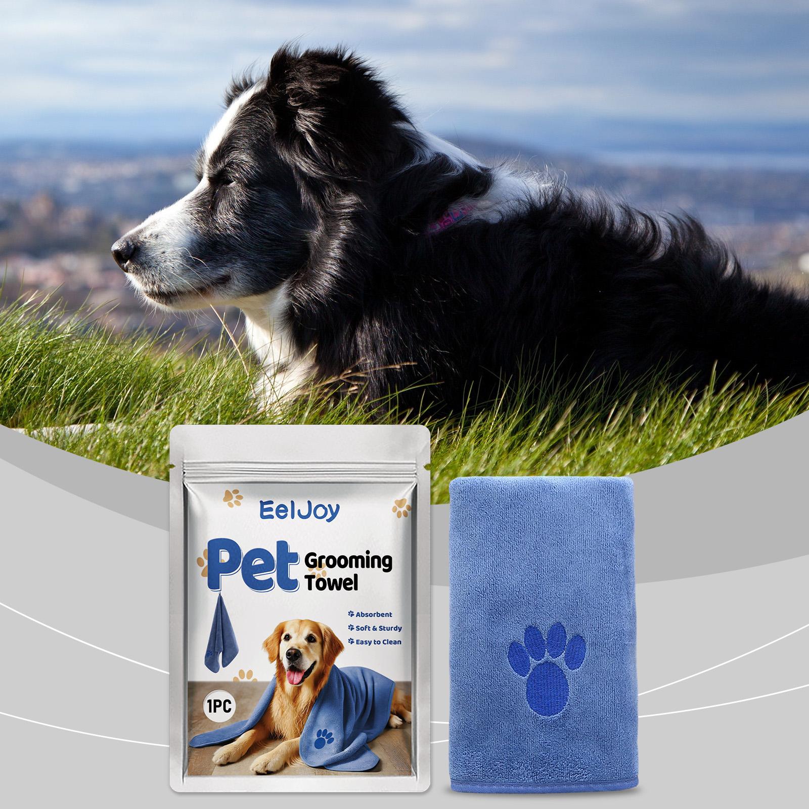 Pet Towel: Pet Microfiber Absorbent Towel - Soft, Durable, Quick-Drying - Ideal for Pet Grooming and Carelitter pellets, spray, litter tray, litter box, removal