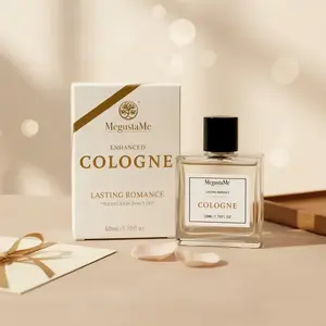 MegustaMe Long&Lasting Romantic Enhanced Cologne *50ml (1.7oz) * Long-Lasting Scent Spray, Ideal for Daily Wear and Special Occasions &A Perfect Blend of Soft Musk and Warm Woody Notes*Mother's Day Gift *A Premium Choice