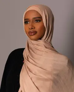 Premium Modal Hijab with matching under cap set - Sandy Blush