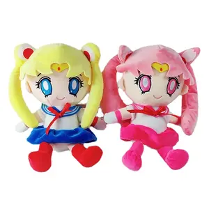 2026 Kawaii Sailord Moon Plush Toy Moon Cat Moon Hare Cute Girl Heart Filled Anime Doll Gift Home Bedroom Decor Birthday gift