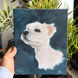 Custom Pet Portrait Painting