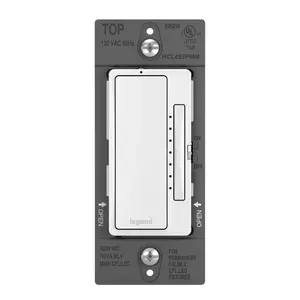 Legrand HCL453PMMW radiant Dimmer, 450W, Single-Pole/3-Way/Multi-Location, White