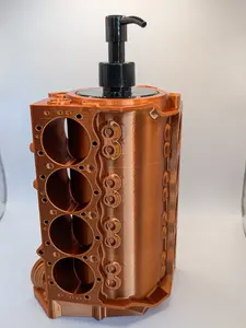 Small Block Chevy V8-Inspired 3D Printed Soap Dispenser