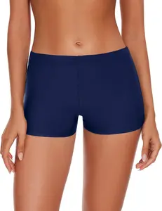 Bikini Bottom for Women, Womens Swim Shorts, Bathing Suit Bottoms for Women, Black Tankini Bottoms Full Coverage