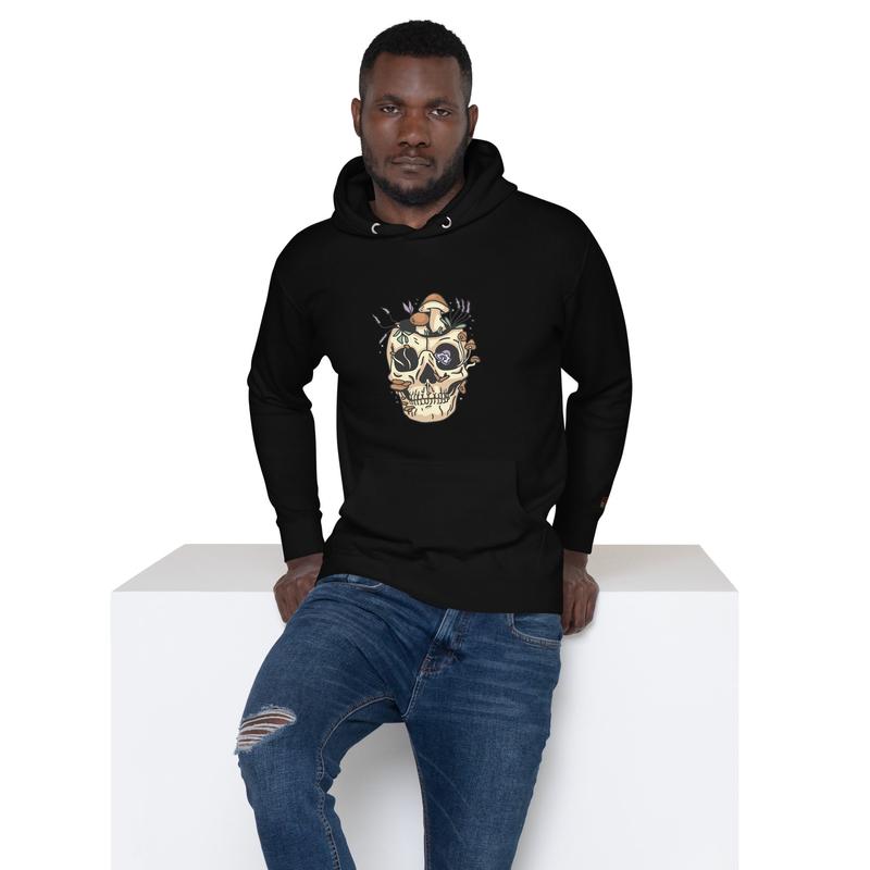 SNRG Skull & Shroomz Graphic Unisex Hoodie - Escape The Ordinary