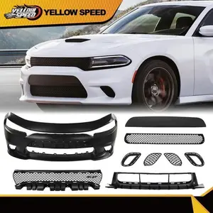 Fit For 2015-2022 Dodge Charger SRT Style Front Bumper Cover w/ Air Duct Grille