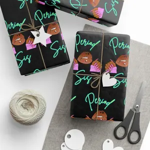 "Period Sis" The Wrapping Paper That Says It ALL! Chic Wrapping Paper Roll for Gifts, Birthday, Wedding, Party Decor, Eco-Friendly Gift Wrap