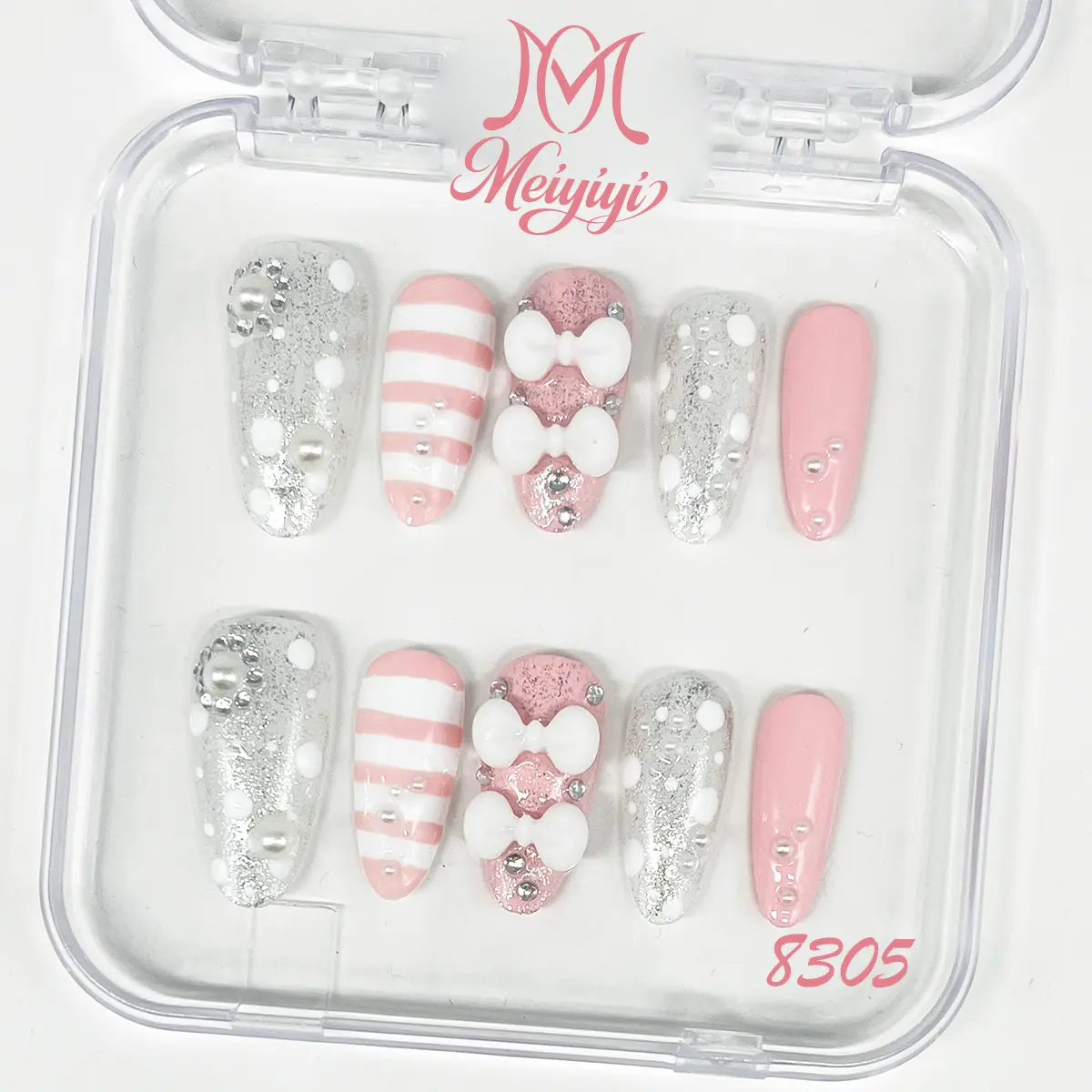 .DP.8305.Delicate pink wearable nails .DP.8305.Delicate pink wearable nails