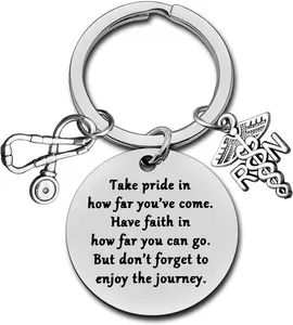 Registered Nurse Gifts Nursing Graduation Gifts RN Nurse Keychain for Women Men Soon to Be Nurse Gifts Inspirational Gift for Registered Nurse Student Future Nurse Gift Keyring Encouragement Gift