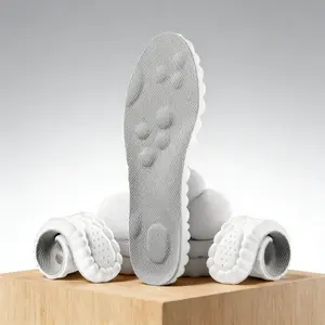 4D Cloud Soles for Men & Women Anti-Fatigue Shock Absorption Foot Pain Relief High Elastic Cushioned Non-Slip Soft Insoles for Daily Wear