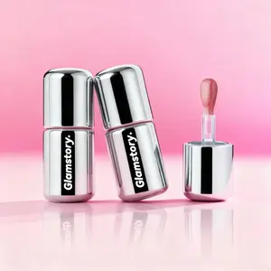 Glamstory Poptide Shimmer Lip Gloss - Cozy Vibes Effortless Beauty Hydrating Nourishing Peptide Smooth Blend Moisture Vegan Cruelty-Free Makeup Chocolate Lipstick - Moisturizer Hydrate Moisturizing Glossy