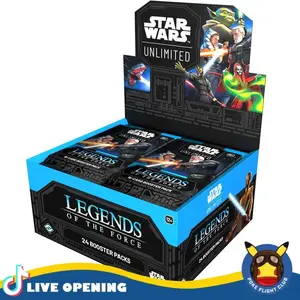Star Wars Unlimited Legends of the Force Booster Box CARD LIVE OPENING