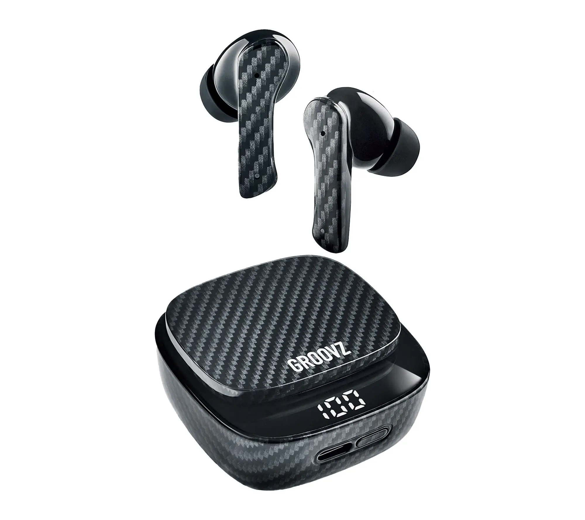 GROOVZ Plus True Wireless Earbuds with Charging Case GROOVZ Plus True Wireless Earbuds with Charging Case
