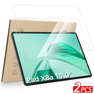 2-piece set suitable for Huawei Honor Pad X8a 11inh, scratch resistant, impact resistant, anti glare, camera opening, touch sensitive, smooth surface, high-quality film
