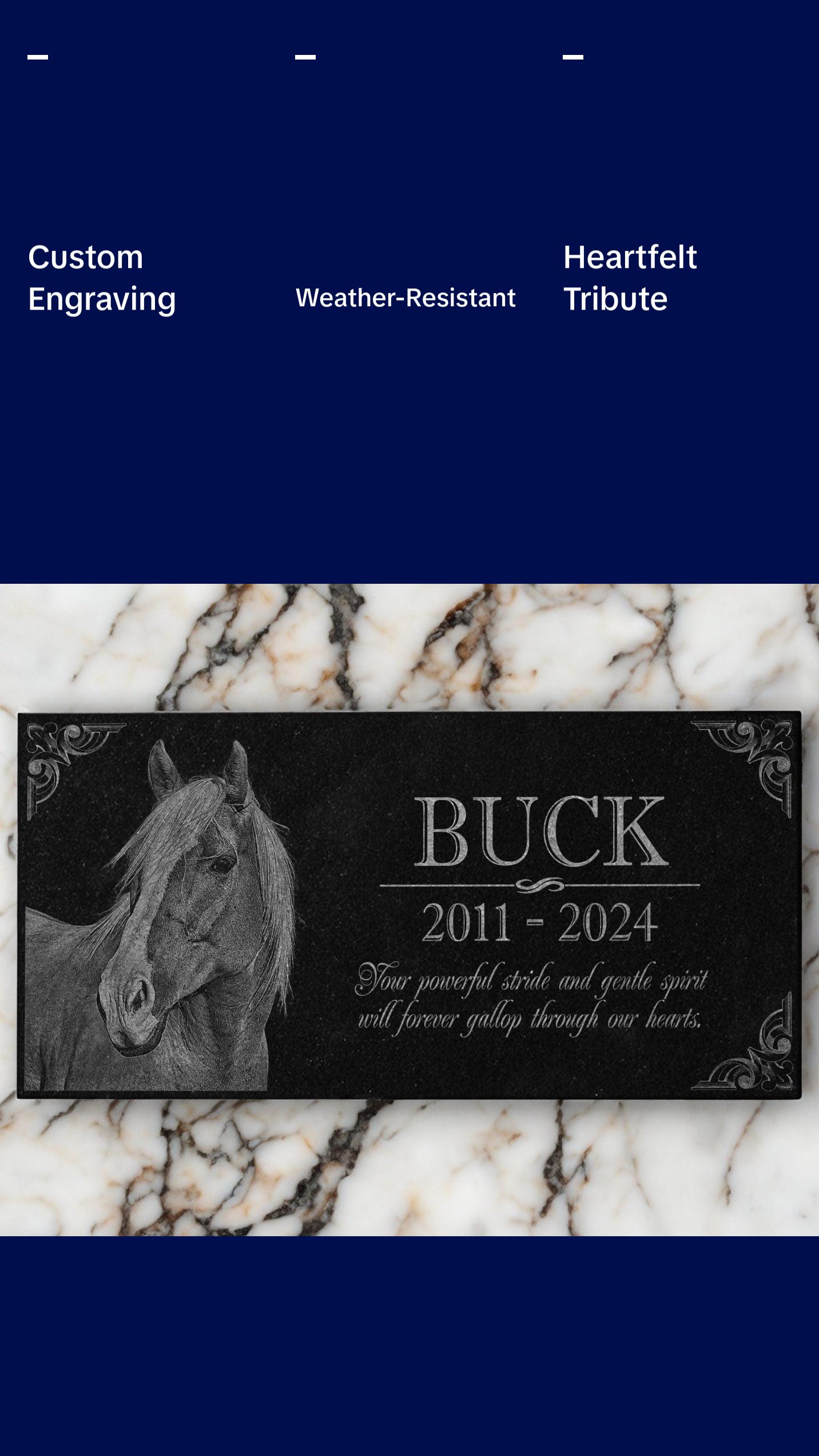 Custom Horse Memorial Stone | Personalized Photo Engraved Marker | Arabians, Thoroughbreds, Quarter Horses | Outdoor Stable & Garden Tribute Custom Horse Memorial Stone | Personalized Photo Engraved Marker | Arabians, Thoroughbreds, Quarter Horses | Outdoor Stable & Garden Tribute
