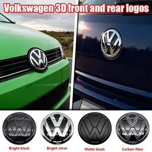Fit Volkswagen Polo 2014-2018 Front Grille Trunk Metal Emblem, Original Spec Replacement Part, Car Exterior Accessories