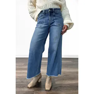 The Dorothy from Lovervet High-Rise Crop Wide Leg Denim