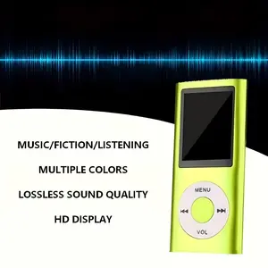 Mp3 Player with Fm Radio, Portable Music Player, Digital Music Player, Lossless Audio, Ebook Compatible, Includes 32GB Memory Card, Multi-Color, Multiple Scenarios